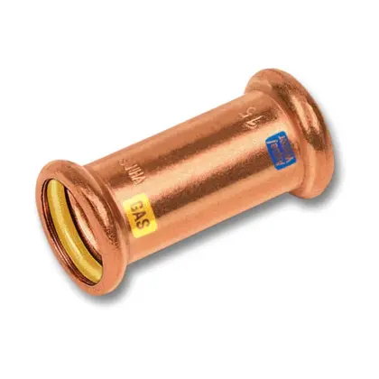 Sanha Persschuifmof koper 22mm FF gas / (drink)water Sanha HydroGas 114270S22
