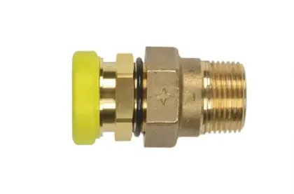 Sanutal PLT-overgangskoppeling messing DN15 x 1/2" M gas Sanutal Flexikit PLT CLAP 15.2501512
