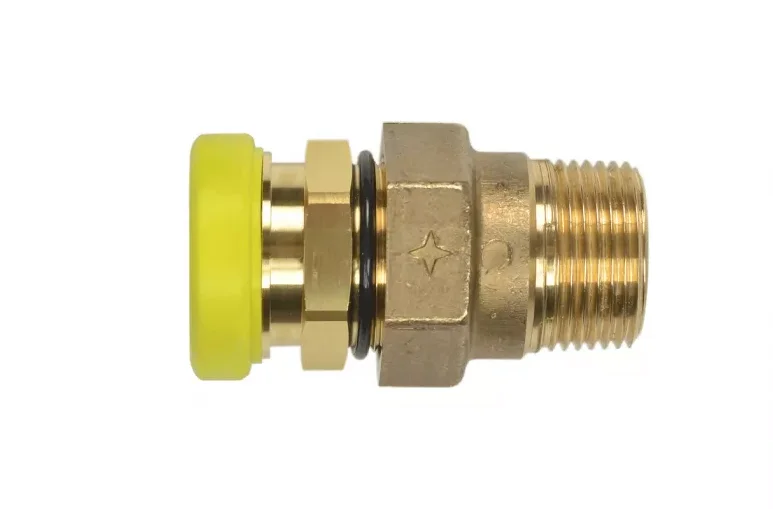 Sanutal PLT-overgangskoppeling messing DN20 x 3/4" M gas Sanutal Flexikit PLT CLAP 15.2502015