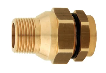 Sanutal PLT-overgangskoppeling messing DN32 x 6/4" M gas Sanutal PLT 15.2503232X