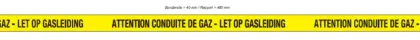 Sanutal PE strip om ondergrondse PLT leiding aan te duiden rol 40MM x 250M sanutal 15.40