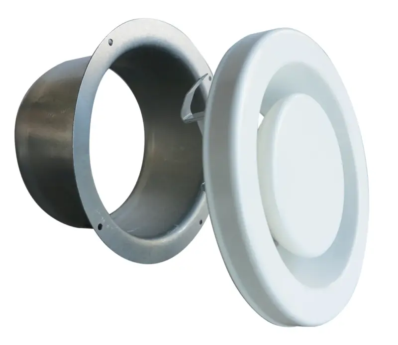 Sanutal air Afvoerventiel Sanutal air EFF Ø160mm rond wit 99.AVL160