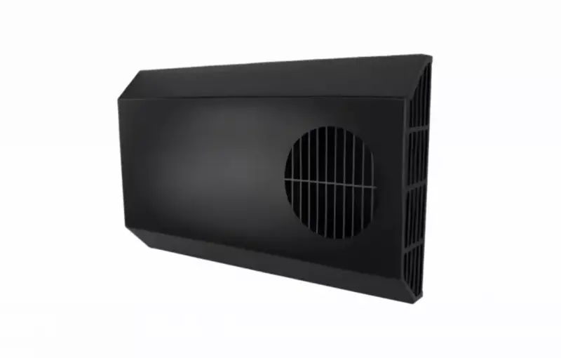 Sanutal air Buitenluchtrooster Sanutal air COMBI rechthoekig Ø180mm staal zwart 625x385mm 99.COMBI180