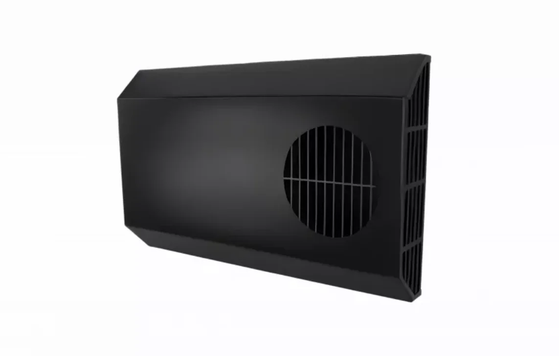 Sanutal air Buitenluchtrooster Sanutal air COMBI rechthoekig Ø180mm staal zwart 625x385mm 99.COMBI180