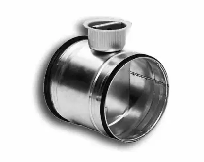 Sanutal air Regelklep rond luchtkanaal Sanutal air 125mm galva (sendzimir verzinkt) staal 99.MRS125