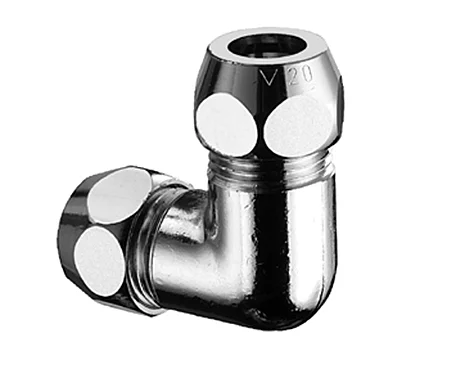 Schell Knelovergangsknie messing 10mm x 3/8" M (drink)water Schell 064460699