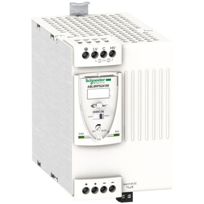 Schneider Automation gestabiliseerde schakelende voeding - 1- of 2-fase - 200..500 V - 24 V - 10 A ABL8RPS24100