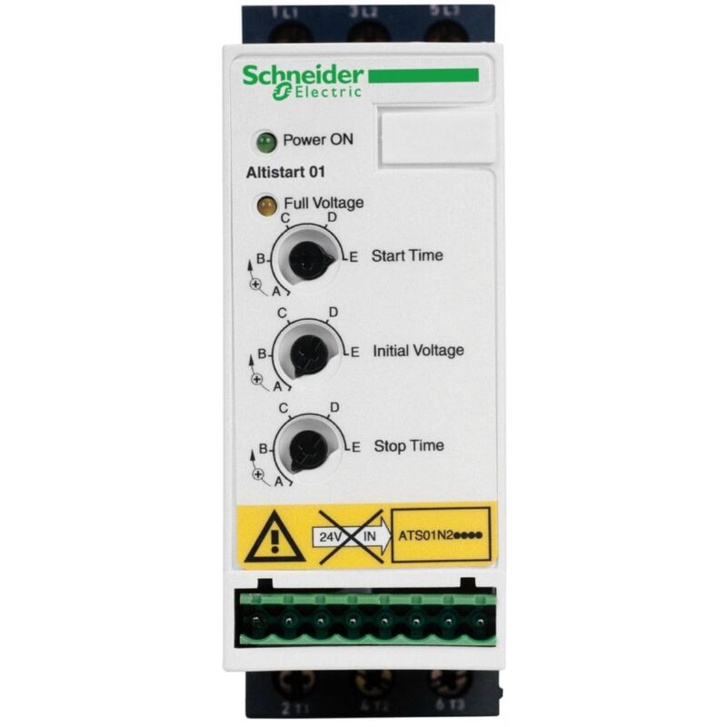 Schneider Automation softstart/softstop-eenheid - ATS-01 - 4 kW - 9 A - 380..415 V 3-fase ATS01N209QN