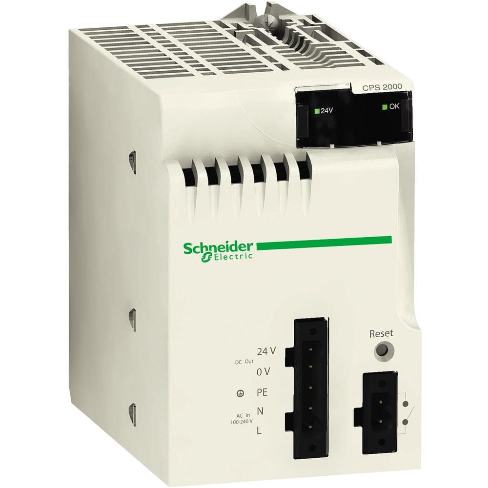 Schneider Automation voedingsmodule M340 - 100-240 V AC - 20 W BMXCPS2000