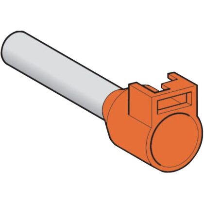 Schneider Automation Aangegoten draadhulsje voor markeringshouder formaat middellang 4 mm² oranje DZ5CA042