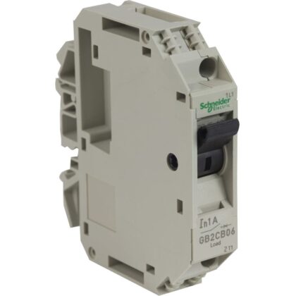 Schneider Automation Vermogenschakelaar voor stuurkring - GB2-CB - 1A - 1P - 1d GB2CB06