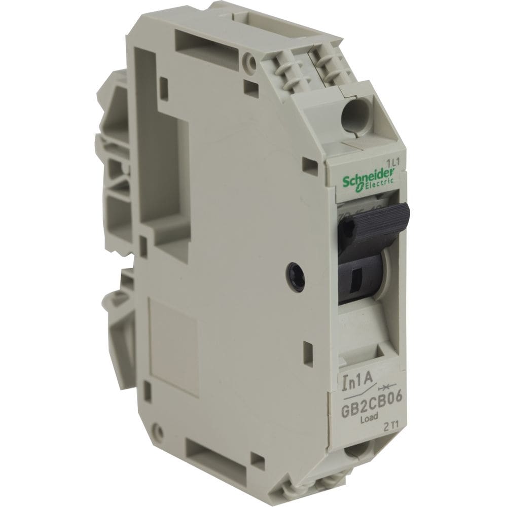 Schneider Automation Vermogenschakelaar voor stuurkring - GB2-CB - 1A - 1P - 1d GB2CB06