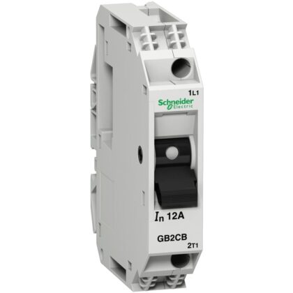 Schneider Automation Vermogenschakelaar voor stuurkring - GB2-CB - 4A - 1P - 1d GB2CB09
