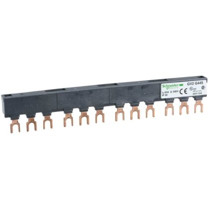Schneider Automation 3P rail - 63 A - 4 aftakkingen - 45 mm afstand GV2G445