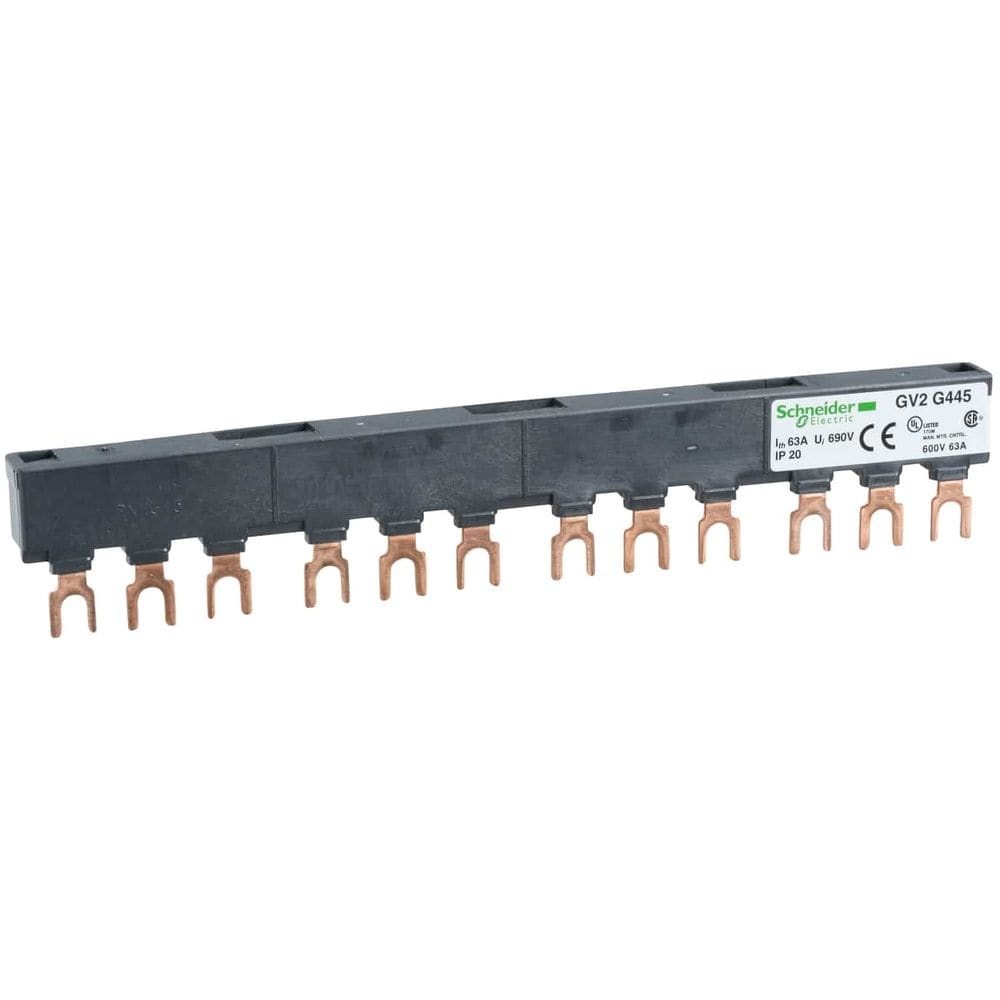 Schneider Automation 3P rail - 63 A - 4 aftakkingen - 45 mm afstand GV2G445
