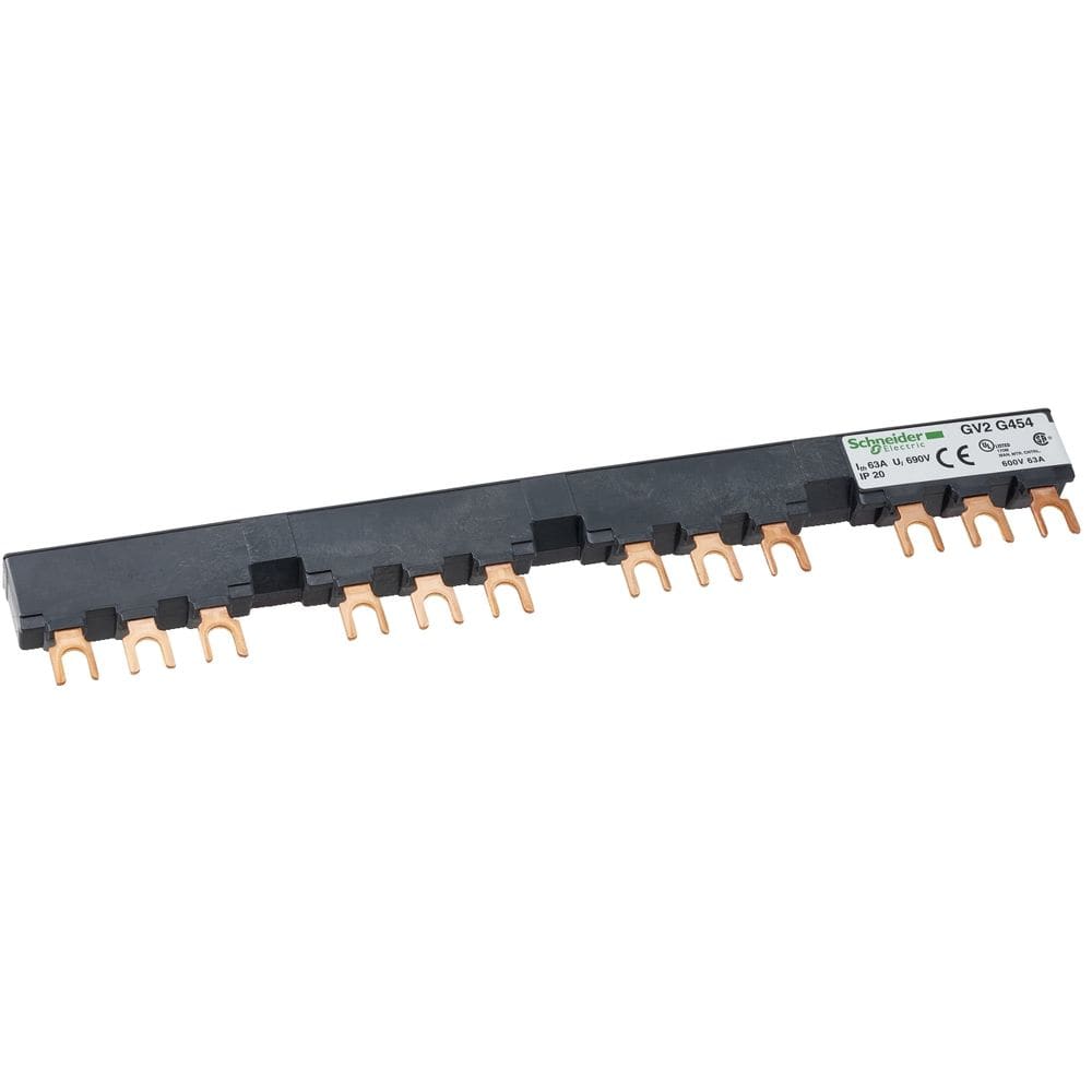 Schneider Automation 3P rail - 63 A - 4 aftakkingen - 54 mm afstand GV2G454