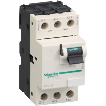 Schneider Automation motorbeveiligingsschakelaar GV2-LE - 18 A - 3P 3d - magnetisch GV2LE20