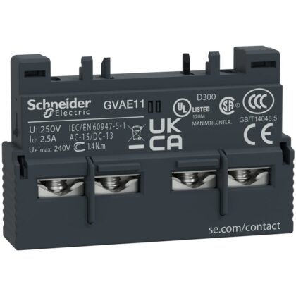 Schneider Automation Hulpcontact 1NO+1NC | Accessoires GV2 Motorbeveiligingsschakelaar GVAE11