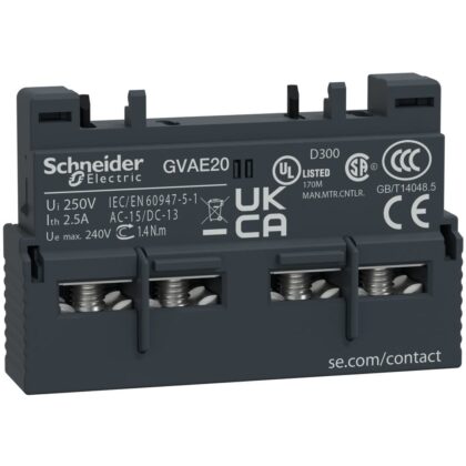 Schneider Automation hulpcontact - 2 NO GVAE20
