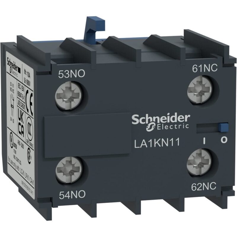 Schneider Automation Hulpcontactenblok TeSys - 1NO + 1NC - schroefklemmen LA1KN11