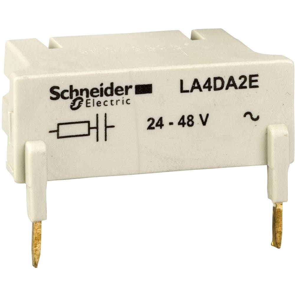 Schneider Automation Ontstoringsmodule - RC stroomkring - 24..48V AC LA4DA2E