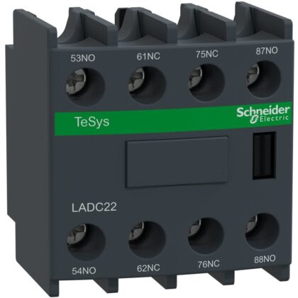 Schneider Automation Hulpcontactenblok TeSys - 2NO + 2NC - schroefklemmen LADC22