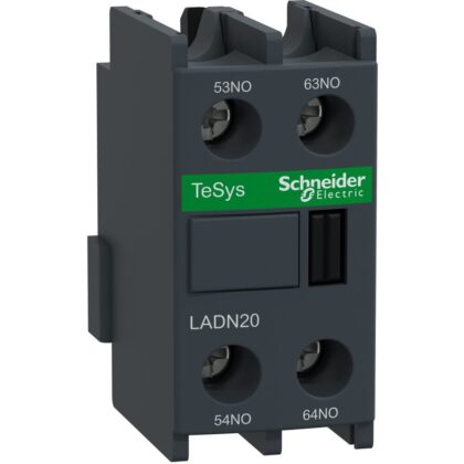 Schneider Automation Hulpcontactenblok TeSys - 2NO + 0NC - schroefklemmen LADN20