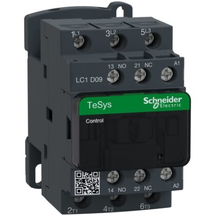Schneider Automation Contactor 9A 3P 1NO 1NC 230VAC | Motorbesturing LC1D09P7