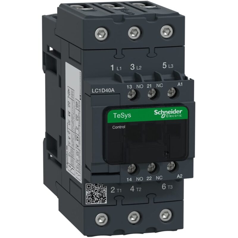 Schneider Automation Contactor EVERLINK 3P AC3 440V 40A met spoel 110V AC LC1D40AF7