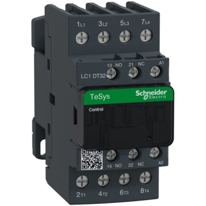 Schneider Automation Contactor 32A AC-1 - 4P 1NO 1NC - 230V AC 50...60Hz LC1DT32P7