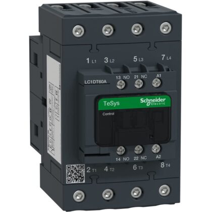 Schneider Automation Contactor EVERLINK 4P AC1 440V 60A met spoel 48V AC LC1DT60AE7
