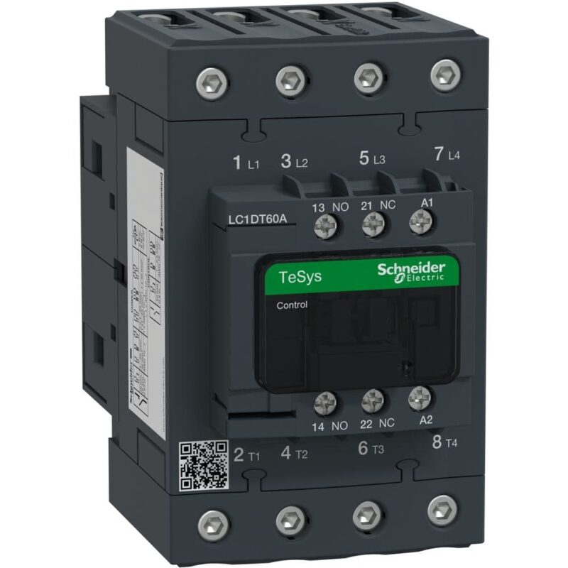 Schneider Automation Contactor EVERLINK 4P AC1 440V 60A met spoel 230V AC LC1DT60AP7