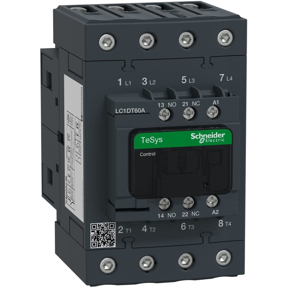 Schneider Automation Contactor EVERLINK 4P AC1 440V 60A met spoel 230V AC LC1DT60AP7