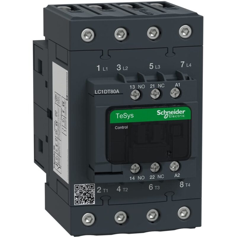 Schneider Automation Contactor EVERLINK 4P AC1 440V 80A met spoel 230V AC LC1DT80AP7