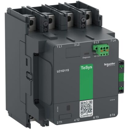 Schneider Automation Contactor - 4P(4NO) - 250A 440V AC1 - spoel 100..250Vac/dc - TeSys Giga LC1G1154KUEN