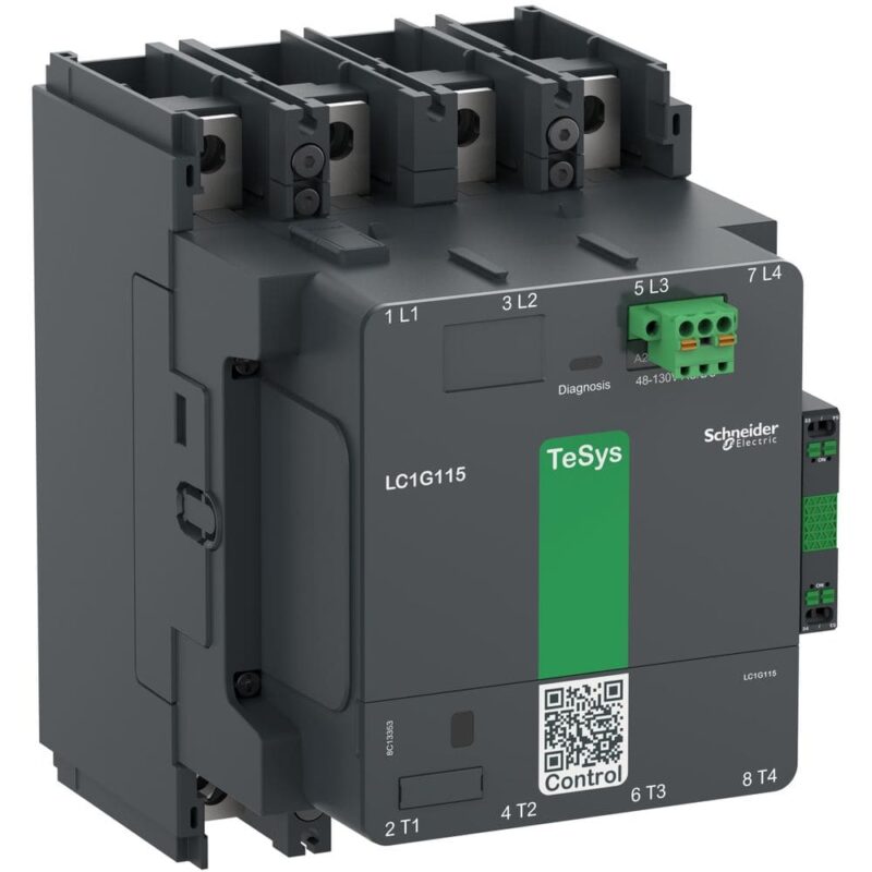 Schneider Automation Contactor - 4P(4NO) - 250A 440V AC1 - spoel 100..250Vac/dc - TeSys Giga LC1G1154KUEN