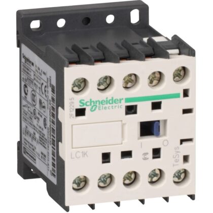 Schneider Automation TeSys K contactor - 3P (3 NO) - AC-3 - <= 440 V 6 A - spoel 24 V AC LC1K0601B7