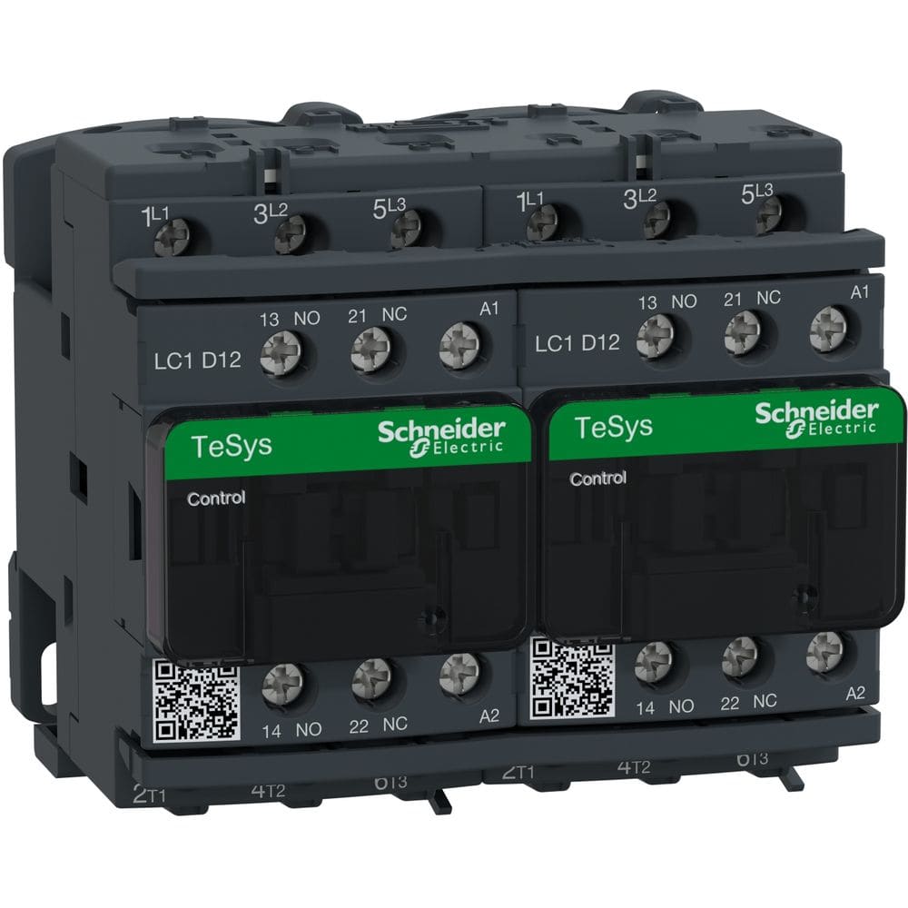Schneider Automation Omkeercontactor 12A AC-3 - 3P 1NO 1NC - 48V AC 50...60Hz LC2D12E7