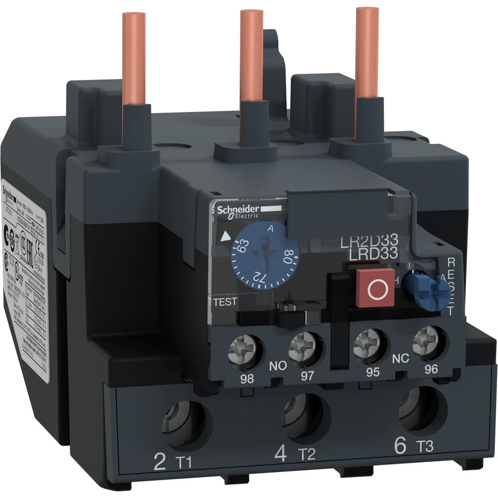 Schneider Automation Thermisch overbelastingsrelais - 63..80A - klasse 10A LRD3363