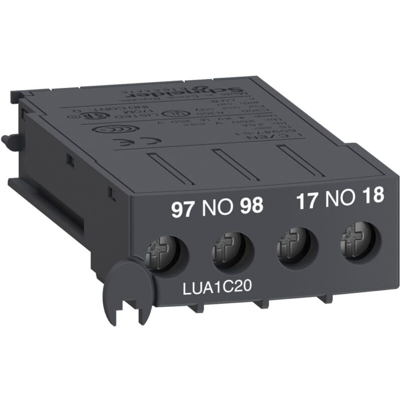 Schneider Automation contactblokuitbreiding LUA - 1 NO + 1 NO LUA1C20