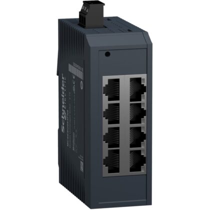 Schneider Automation Modicon Unmanaged Switch - 8 ports for copper MCSESU083FN0