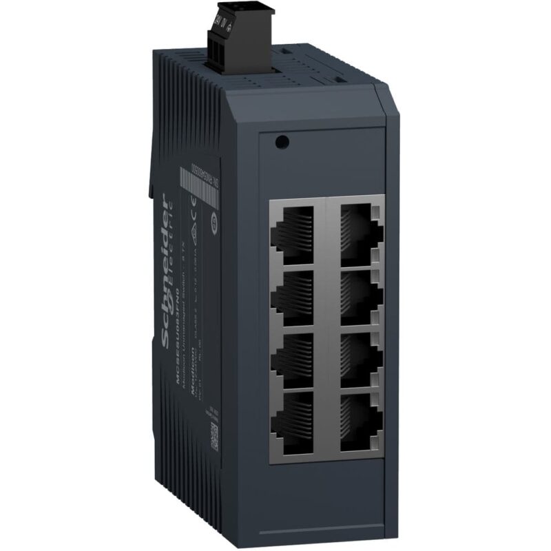 Schneider Automation Modicon Unmanaged Switch - 8 ports for copper MCSESU083FN0
