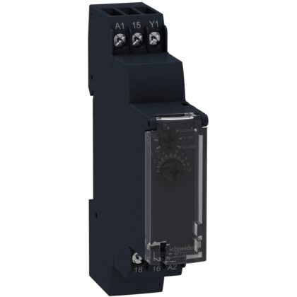 Schneider Automation off-delay vertragingsrelais - 1 s-100 h - 24-240 V AC - 1 OC RE17RCMU