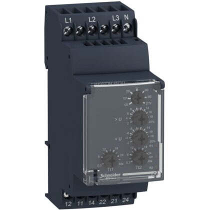 Schneider Automation spanningscontrolerelais RM35-U - bereik 114-329 V AC RM35UB3N30