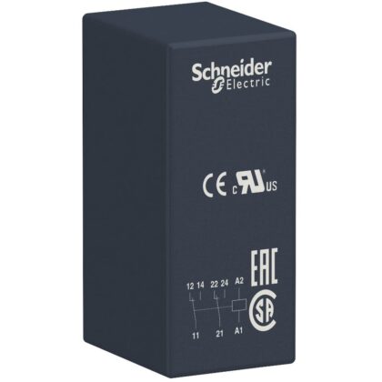 Schneider Automation interfacerelais insteek - Zelio RSB - 2 NO+NC - 24V DC RSB2A080BD