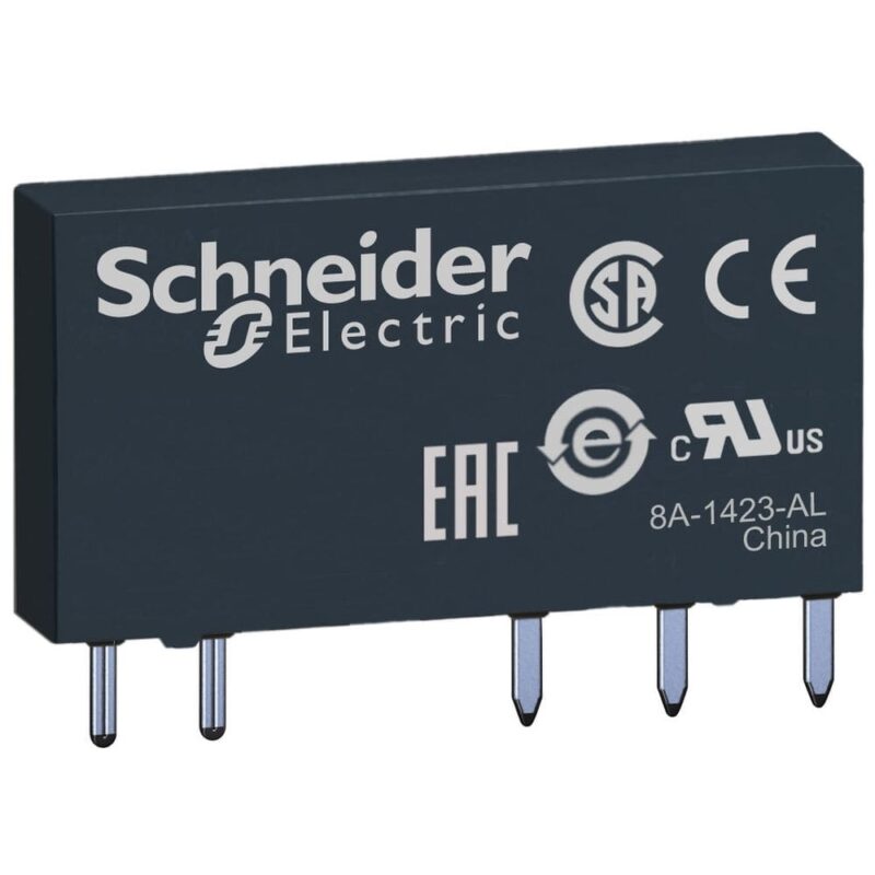 Schneider Automation slim interface plug-in relais - Zelio RSL - 1 uitsn. standaard - 24 V DC - 6 A RSL1AB4BD