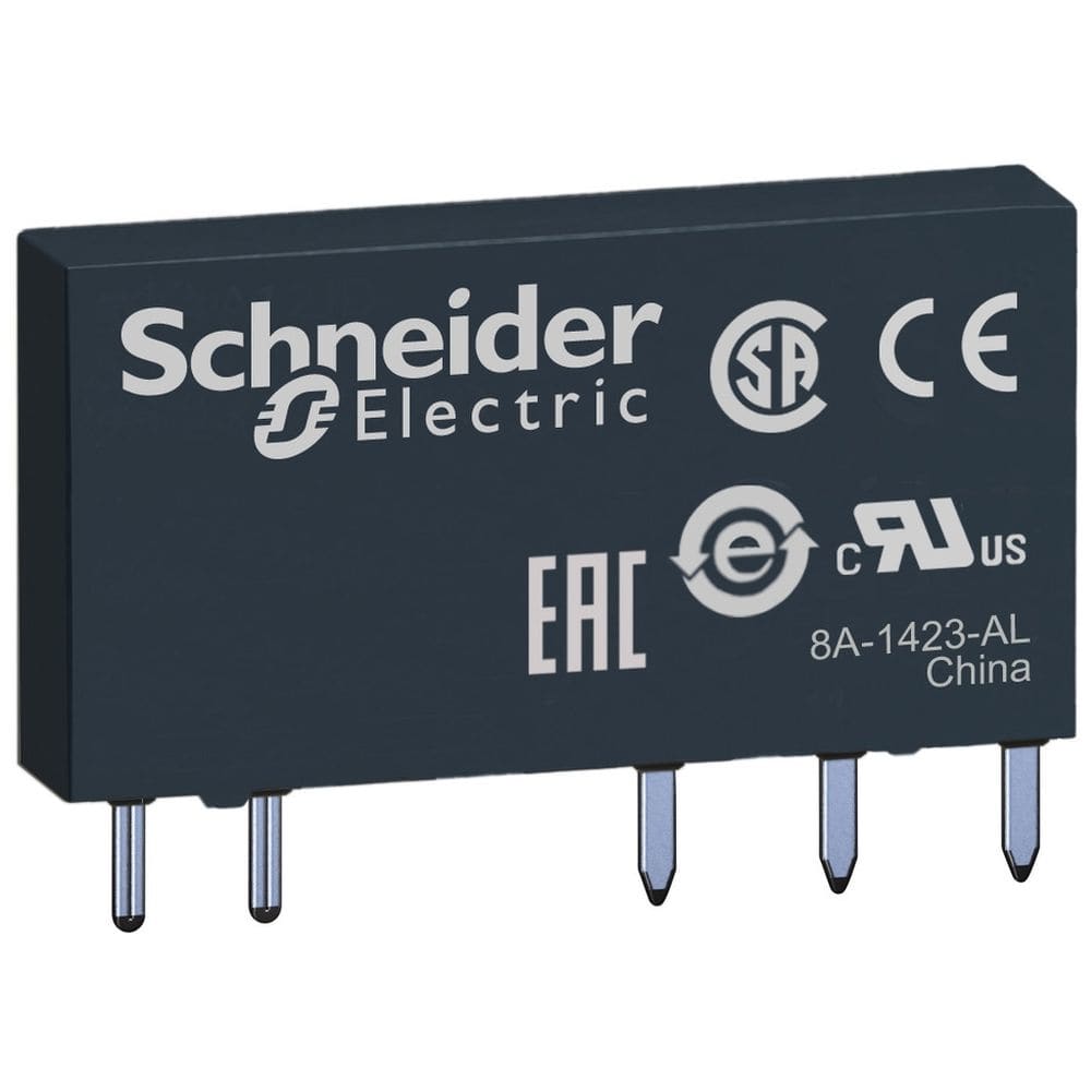 Schneider Automation slim interface plug-in relais - Zelio RSL - 1 uitsn. standaard - 24 V DC - 6 A RSL1AB4BD
