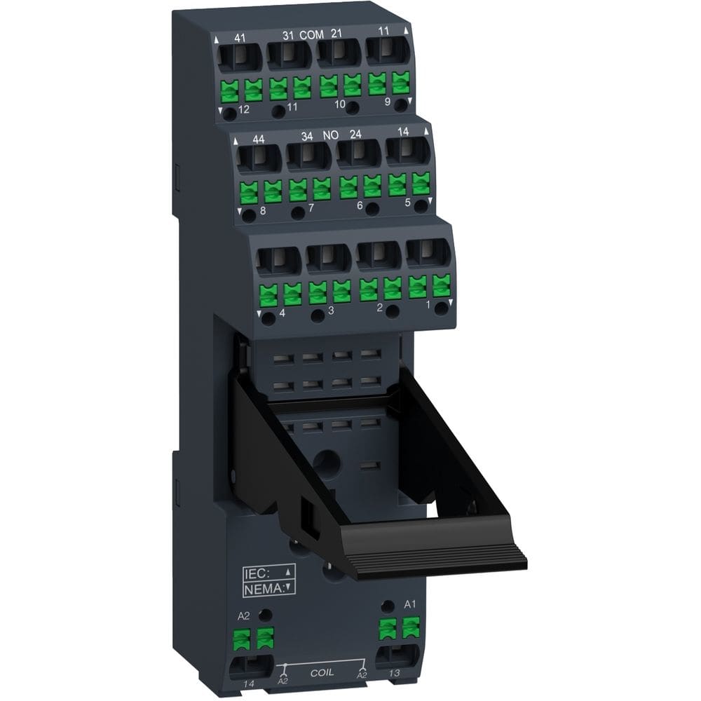 Schneider Automation Push-in voet voor RXM2/RXM4 relais RXZE14P