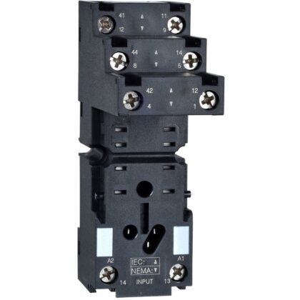 Schneider Automation aansluitvoet voor miniatuurrelais - Zelio RXZ - gescheiden voeten - aansluiting RXZE2S108M