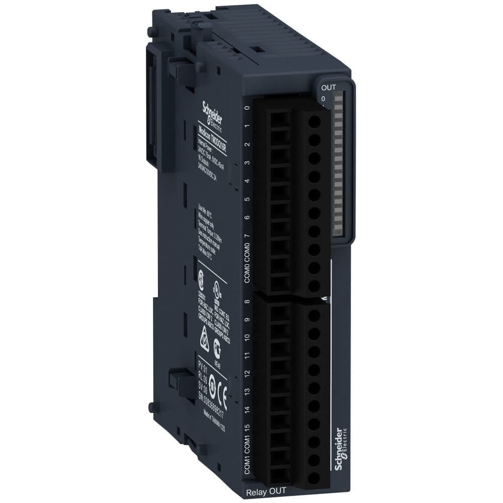 Schneider Automation MODULE TM3-16 OUTPUTS RELAYS TM3DQ16R